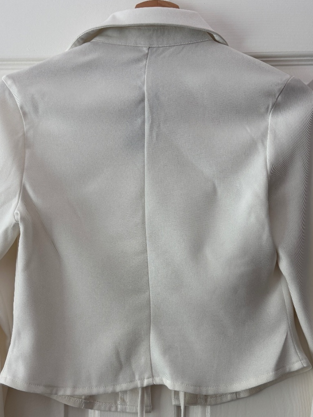 PrettyLittleThing Lace Up Corset Top - Off White Size 4 - Picture 5 of 8